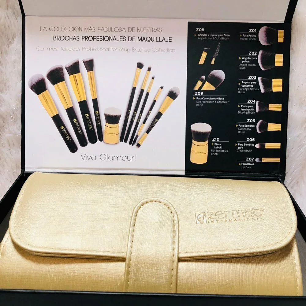 NEW! Zermat International 10pc Brush Set